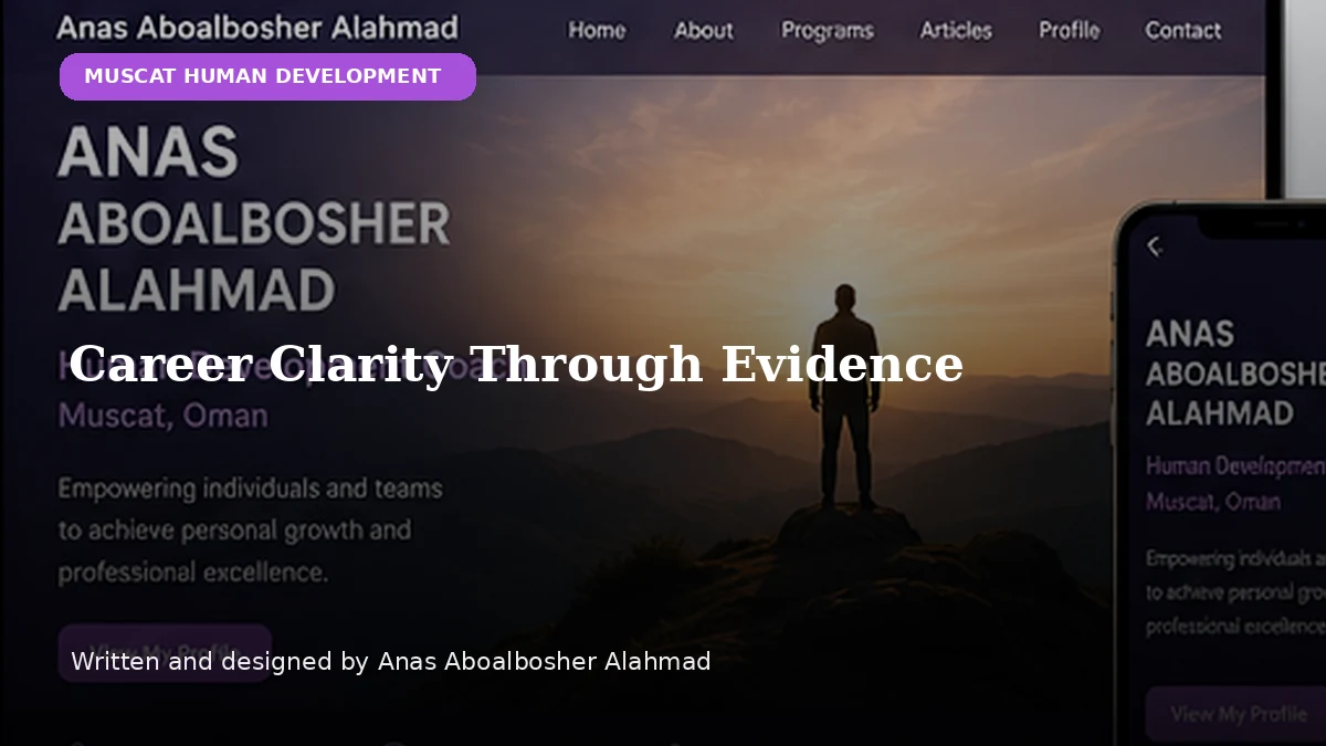Career Clarity Through Evidence by Anas Aboalbosher Alahmad