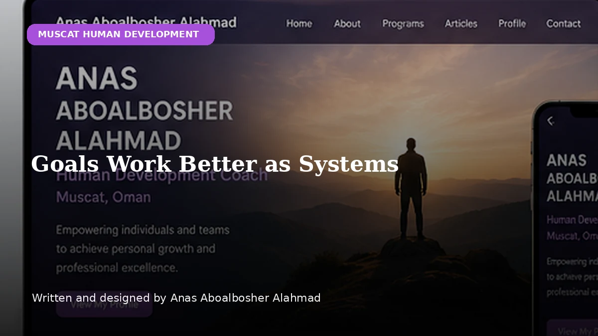 Goals Work Better as Systems by Anas Aboalbosher Alahmad