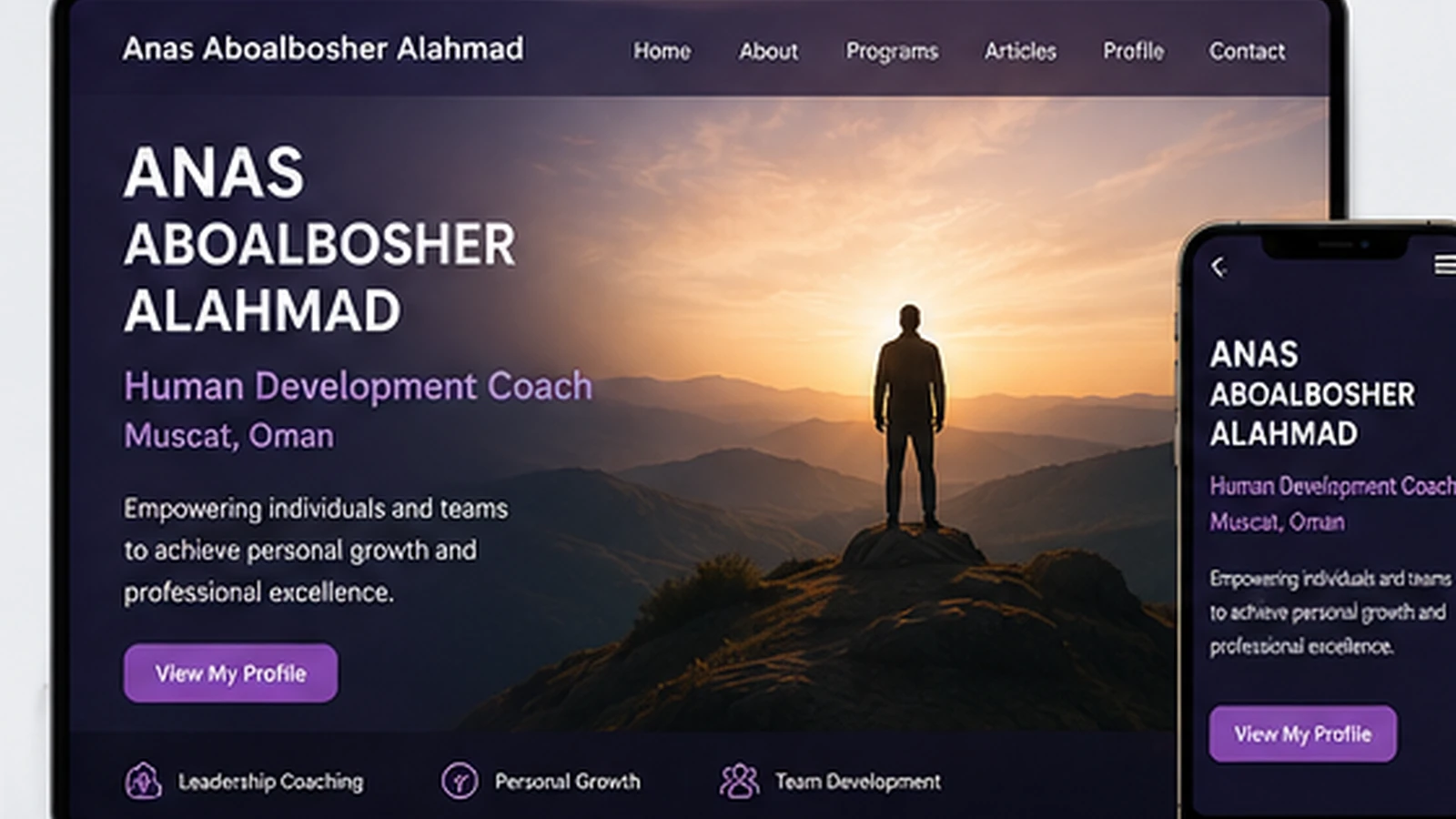 Editorial visual for Human Development and Leadership in Muscat